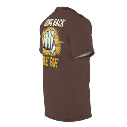 "Bring Back The Biff", Unisex T-shirt (Zanzibar Brown)