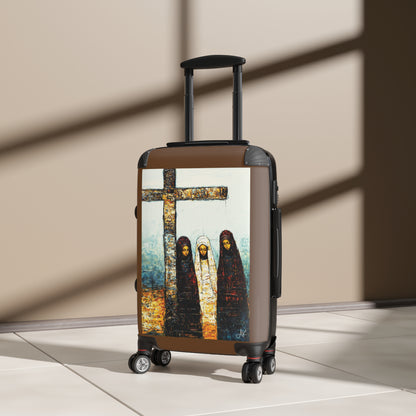 "At-the-Foot of the Cross - John 19:25", Suitcases (Dark Brown)