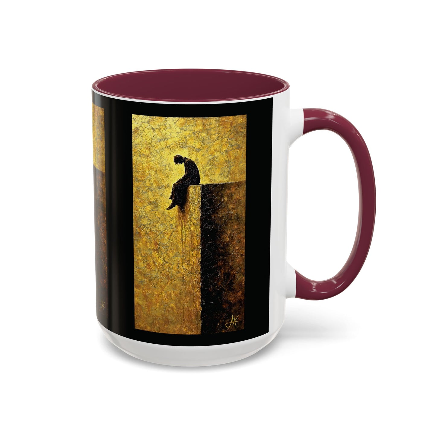 "In Darkest Hour He Is With Me", Colorful Mugs (11oz, 15oz)
