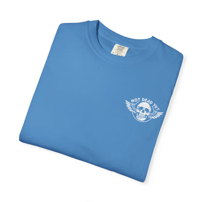 "Not Dead Yet - Winged Skull", Unisex T-shirt