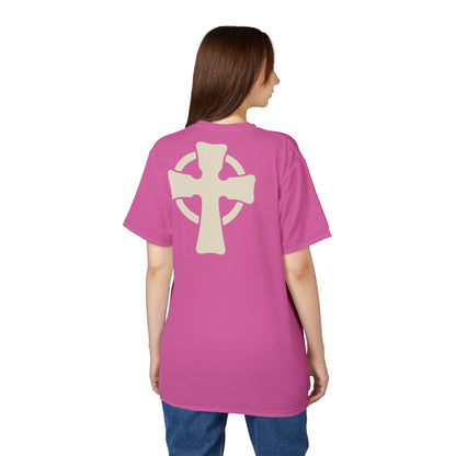 "Retro Jesus", Unisex T-shirt (Rosy Pink)