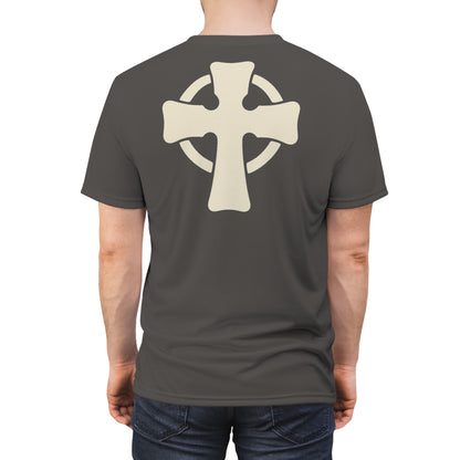 "Retro Jesus", Unisex T-shirt (German Grey)