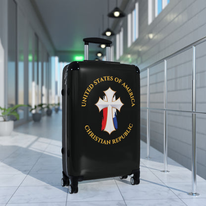 "USA Christian Republic" #12, Suitcase (Black)