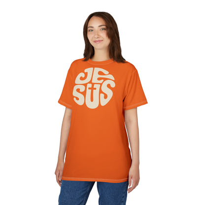 "Retro Jesus", Unisex T-shirt (Orange Slice)