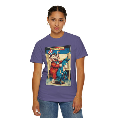 "MAGA Spanked the Donkeys 2024", Unisex T-shirt (Dark Colors)