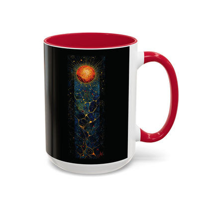 "The Living Light (John 8:12)", Colorful Mugs (11oz, 15oz)