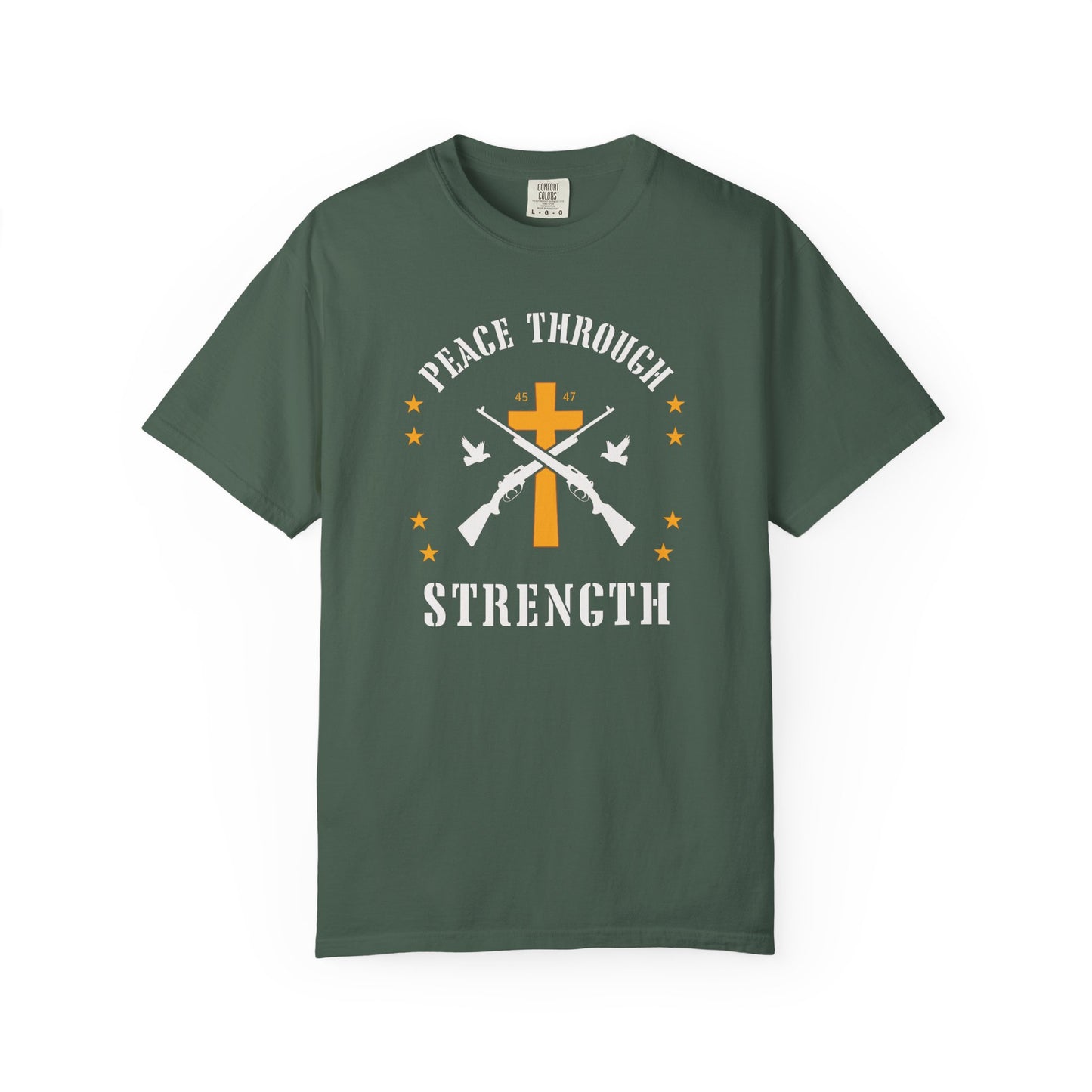 "Peace Through Strength" #01, Unisex T-shirt
