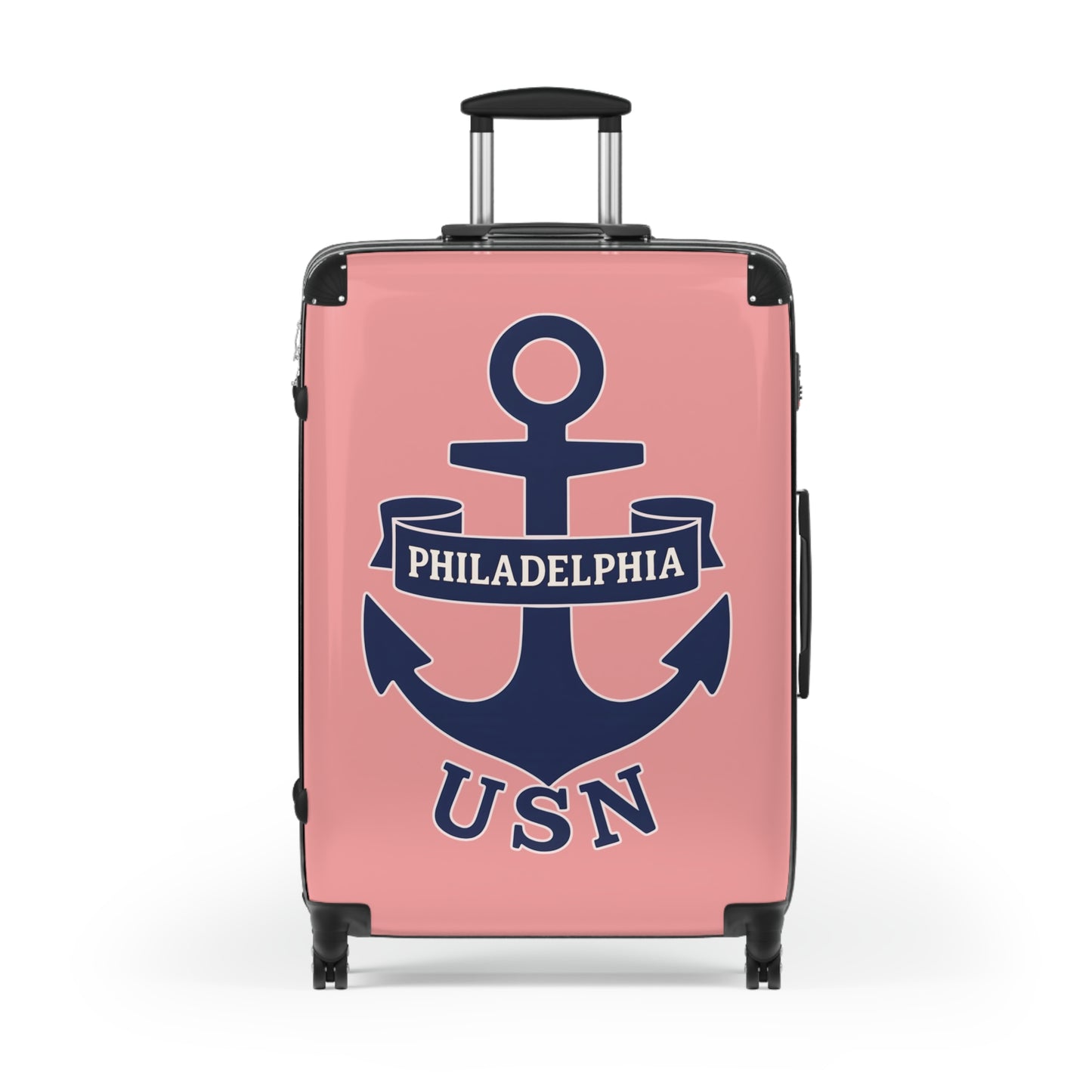 "USN Anchor", Suitcase (Pastel Red)