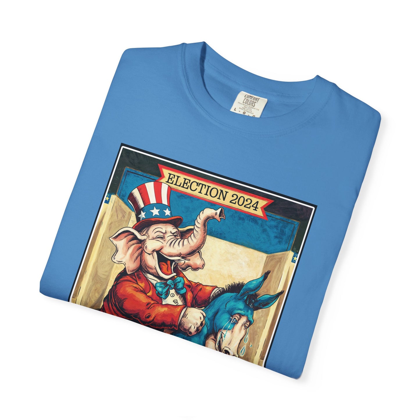 "MAGA Spanked the Donkeys 2024", Unisex T-shirt (Light Colors)