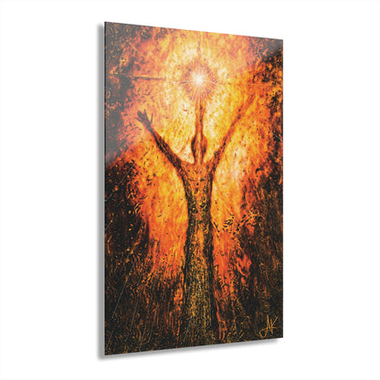 "Ancestral Submission", Fine Art Acrylic Wall Prints (French Cleat Hanging)
