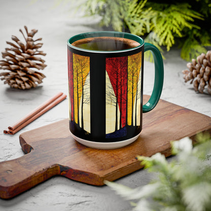 "Go Out in Joy" Isaiah 55:12 (NIV)", Colorful Mugs (11oz & 15oz)