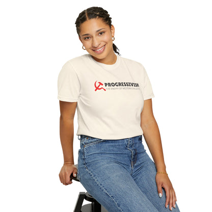 "Progressivism - Enemy of Western Civilization", Unisex T-shirt (Light Colors)