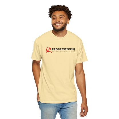 "Progressivism - Enemy of Western Civilization", Unisex T-shirt (Light Colors)
