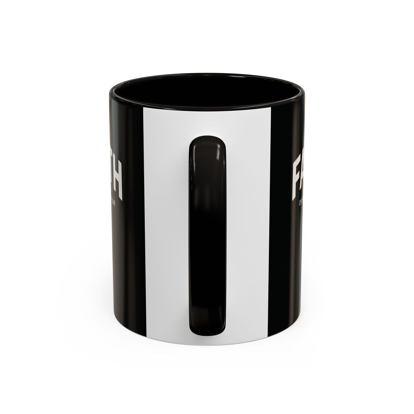"Faith Overcomes Fear", Colorful Mugs (11oz, 15oz)