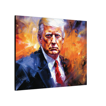 "Trump Portrait No. 9", Stretched Matte Canvas Fine Art Print