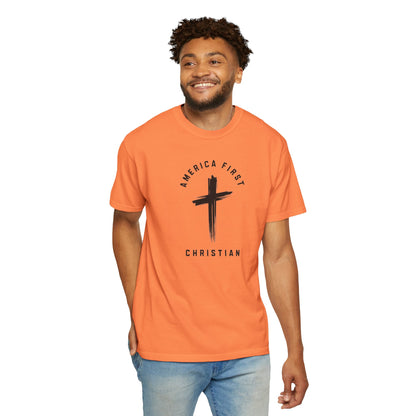 "America First Christian" #05, Unisex T-shirt (Light Colors)