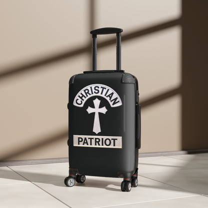 "Christian Patriot" #01 Suitcases (Black)