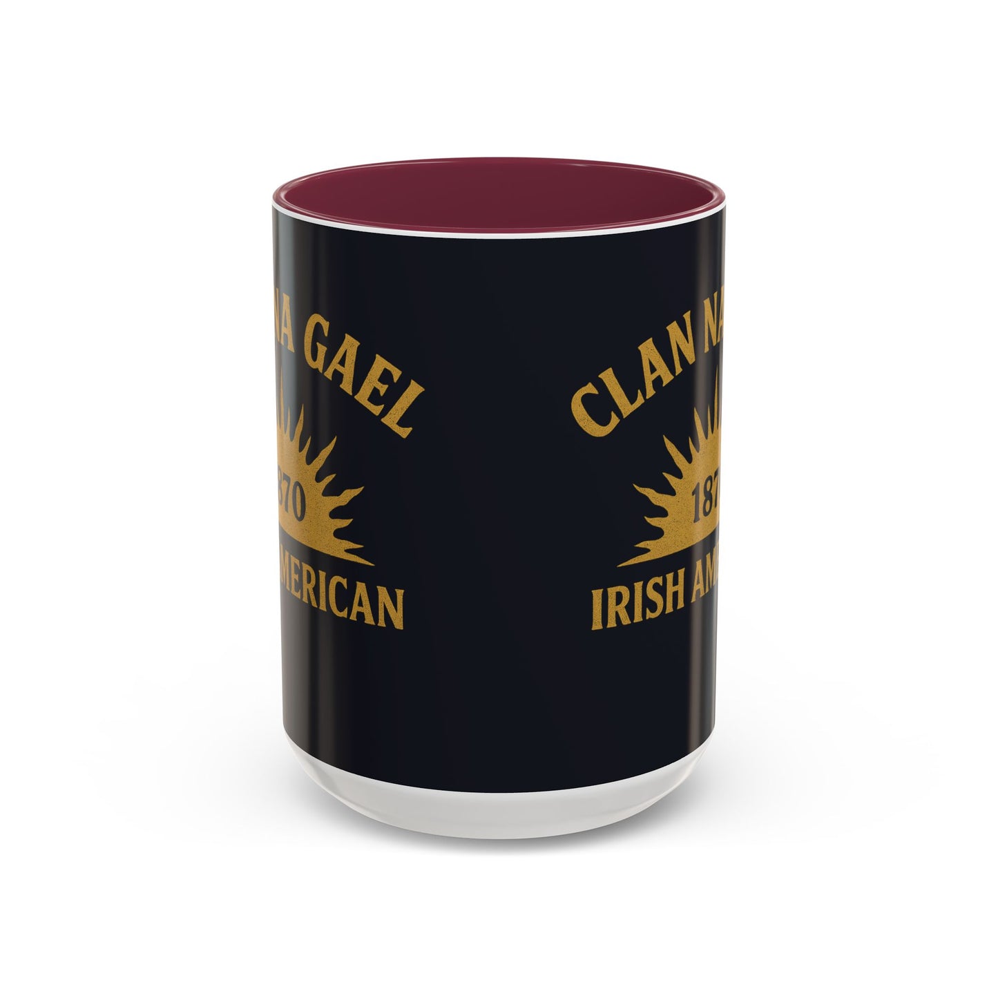 "Clan na Gael - Irish American", Colorful Mugs (11oz, 15oz) (Black Denim)
