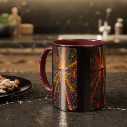 "Born Again in His Radiance - Isaiah 60:1", Colorful Mugs (11oz & 15oz)