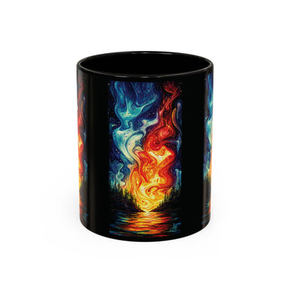 "Naomh Solus (Gaelic) - Sacred Light (English)", Colorful Mugs (11oz, 15oz)