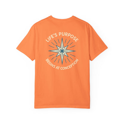 "Life's Purpose Begins at Conception #01", Unisex T-shirt