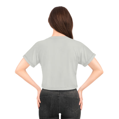 "Delicious Cherries", Crop Tee (Vintage Ash)