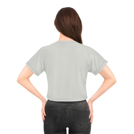 "Delicious Cherries", Crop Tee (Vintage Ash)