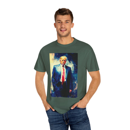 "Trump Portrait No. 6", Unisex T-shirt (Dark Colors)