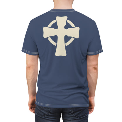 "Retro Jesus", Unisex T-shirt (Signature Blue)