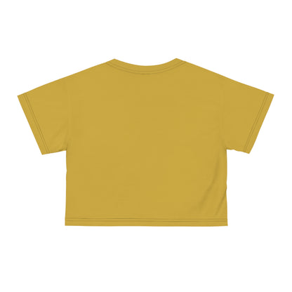 "Delicious Cherries", Crop Tee (Forgelight Gold)
