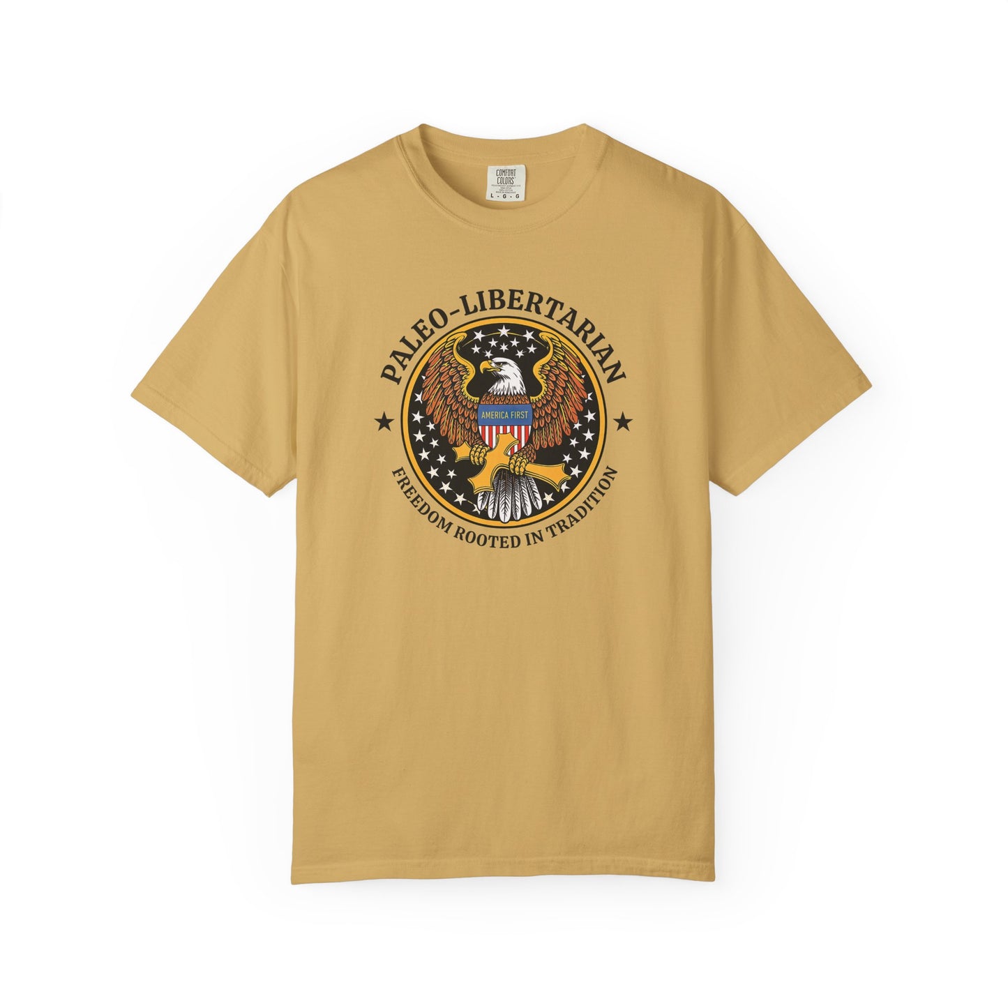 "Paleo-Libertarian" #01, Unisex T-shirt (Light Colors)