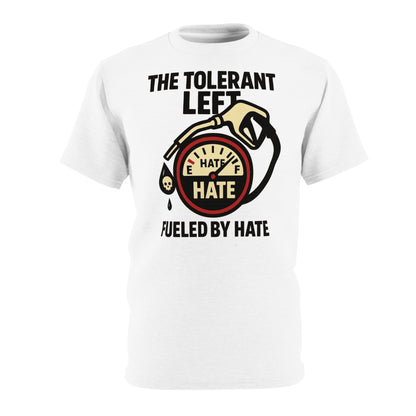 "The Tolerant Left", Unisex T-shirt (Doctor White)