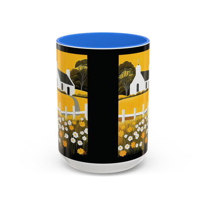 "Eaglais a’ Bhuidhe (Gaelic) - The Church of Golden Hope (English)", Colorful Mugs (11oz & 15oz)