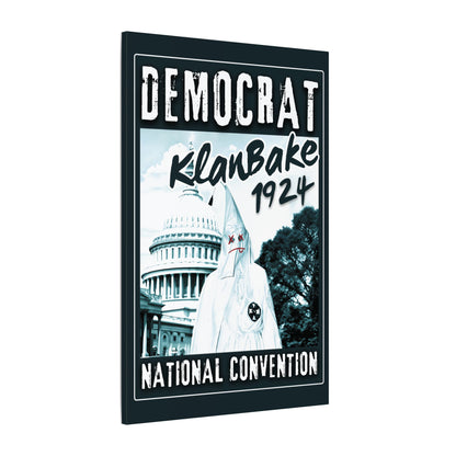 "Democrat KlanBake 1924", Matte Canvas Fine Art Print
