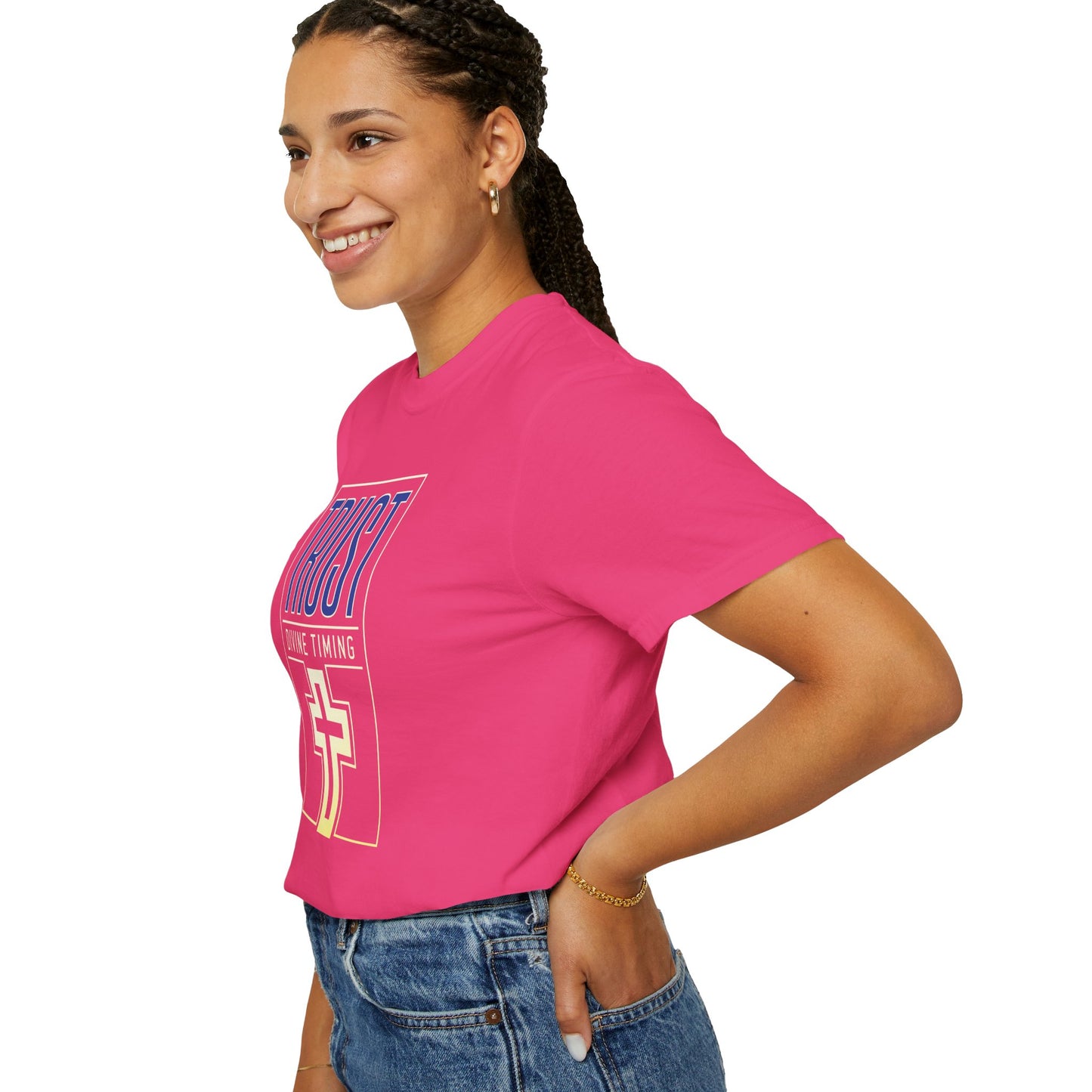 "Trust Divine Timing" #01, Unisex T-shirt