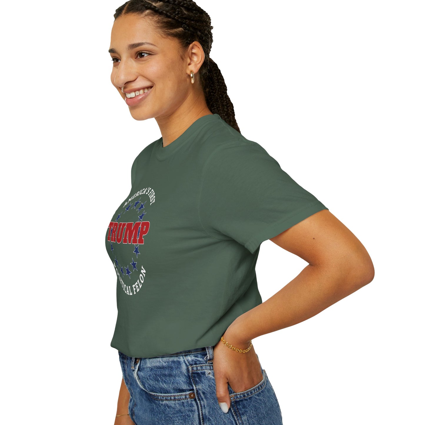"Trump - America's First Political Felon", Unisex T-shirt