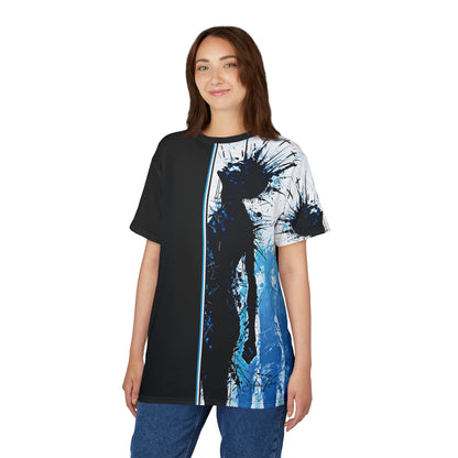 "Reborn in Light", Unisex Cut & Sew Tee
