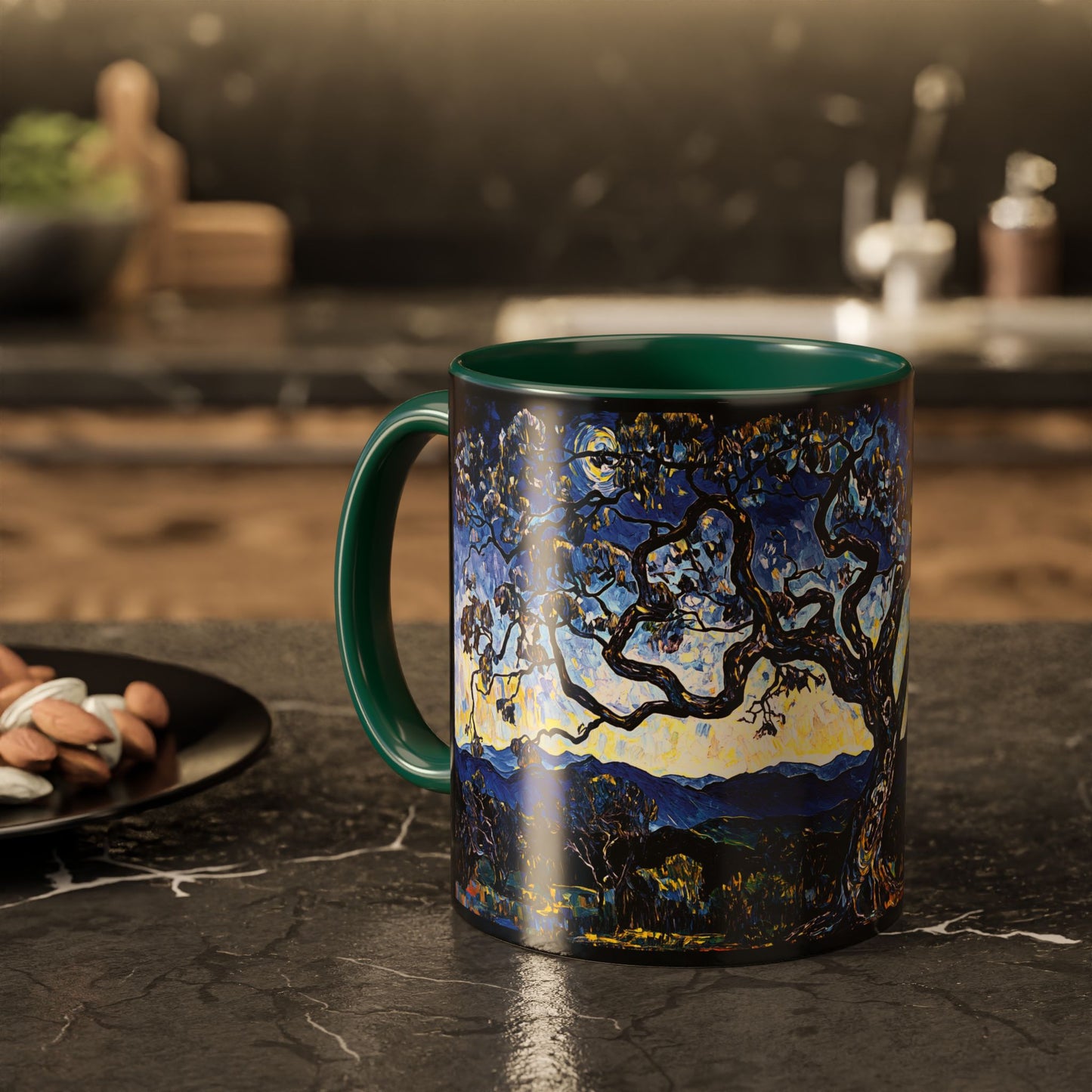 "Crann na Beannachd (Gaelic) - Tree of Blessing (English)", Colorful Mugs (11oz & 15oz)