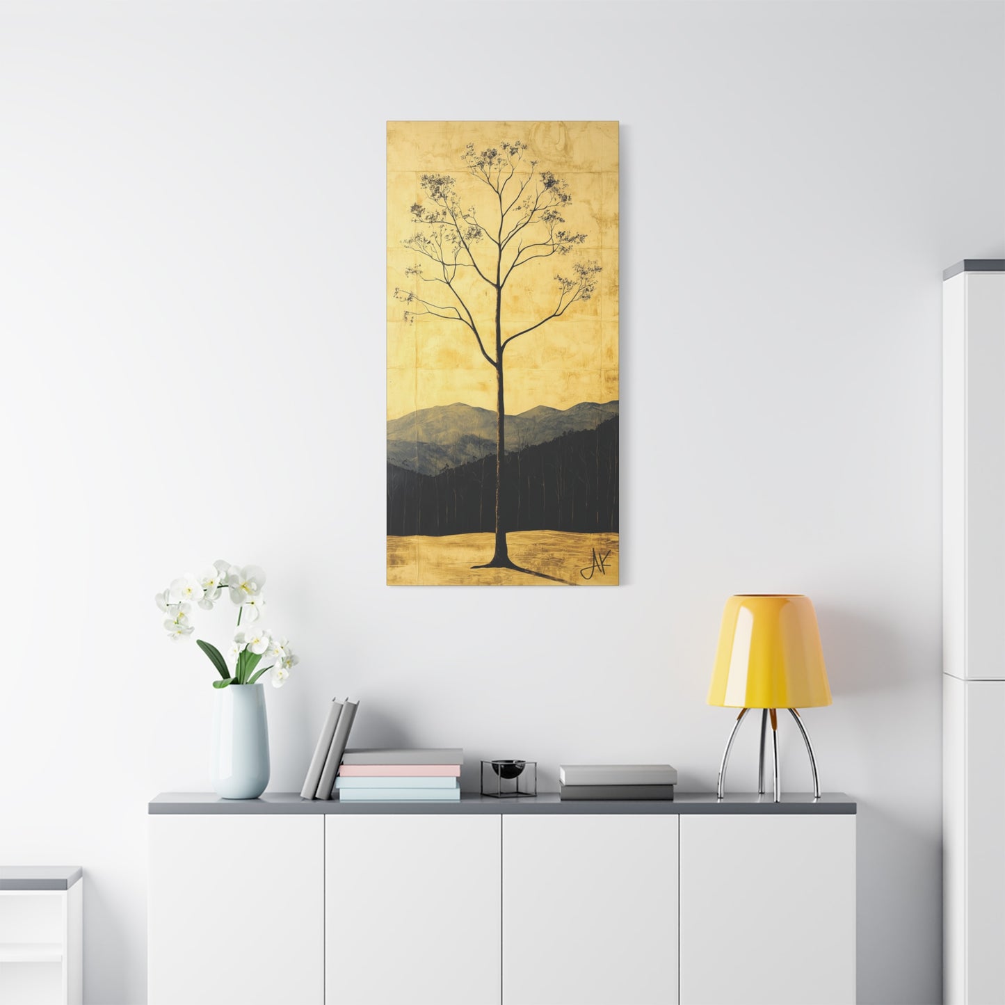 "Marker Tree of the Free Man", Fine Art Matte Canvas, Stretched, 1.25"
