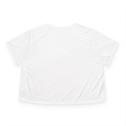 "Humans are Omnivores", Women's Flowy Cropped Tee