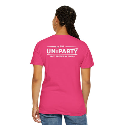 "The Uniparty Shot President Trump" #03, Unisex T-shirt
