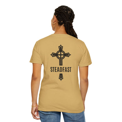 "Steadfast Cross in Black", Unisex T-shirt