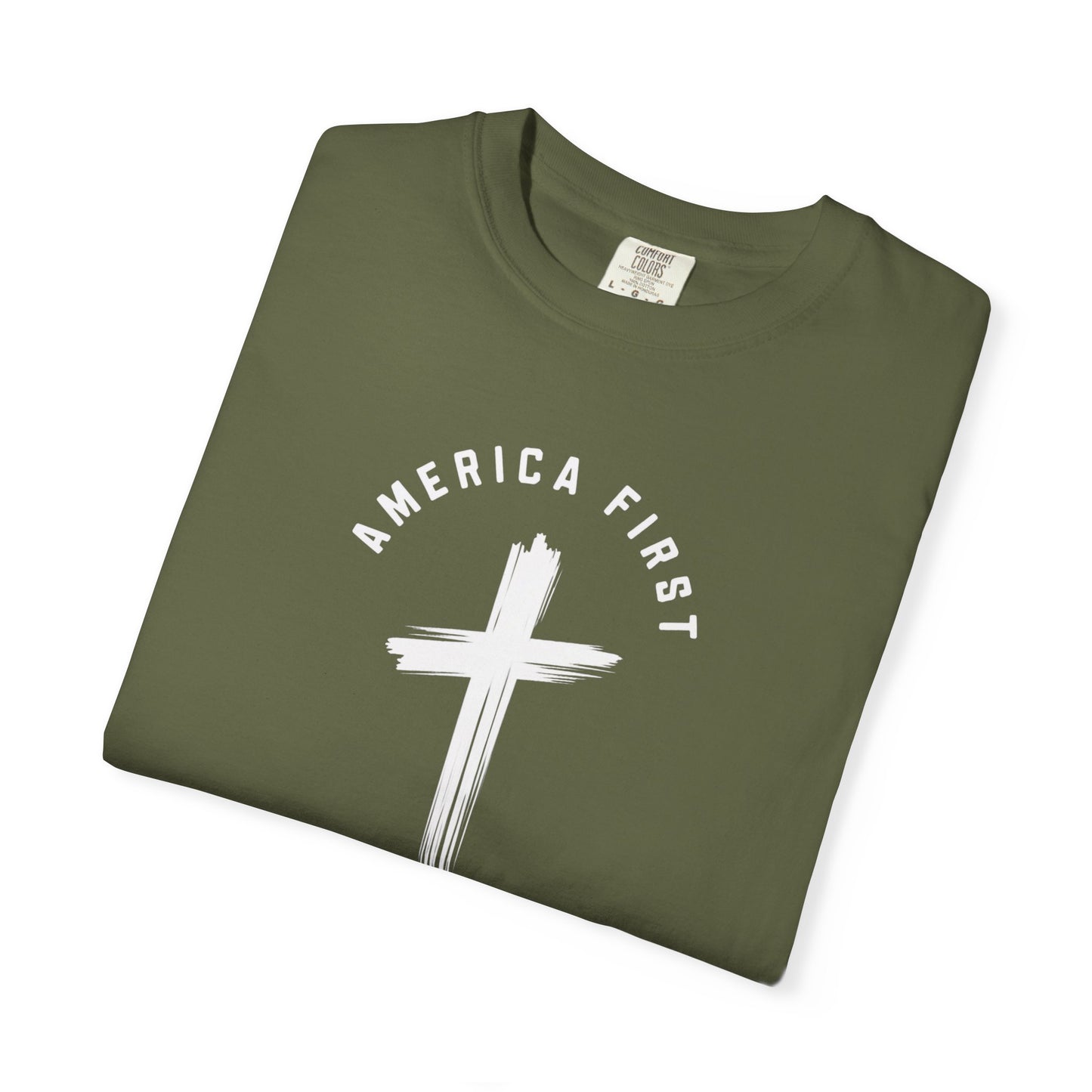 "America First Christian" #05, Unisex T-shirt (Dark Colors)