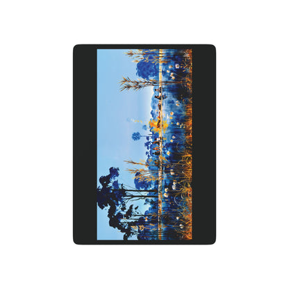 "Billabong Chat", Fine Art Playing Cards (Void Black)