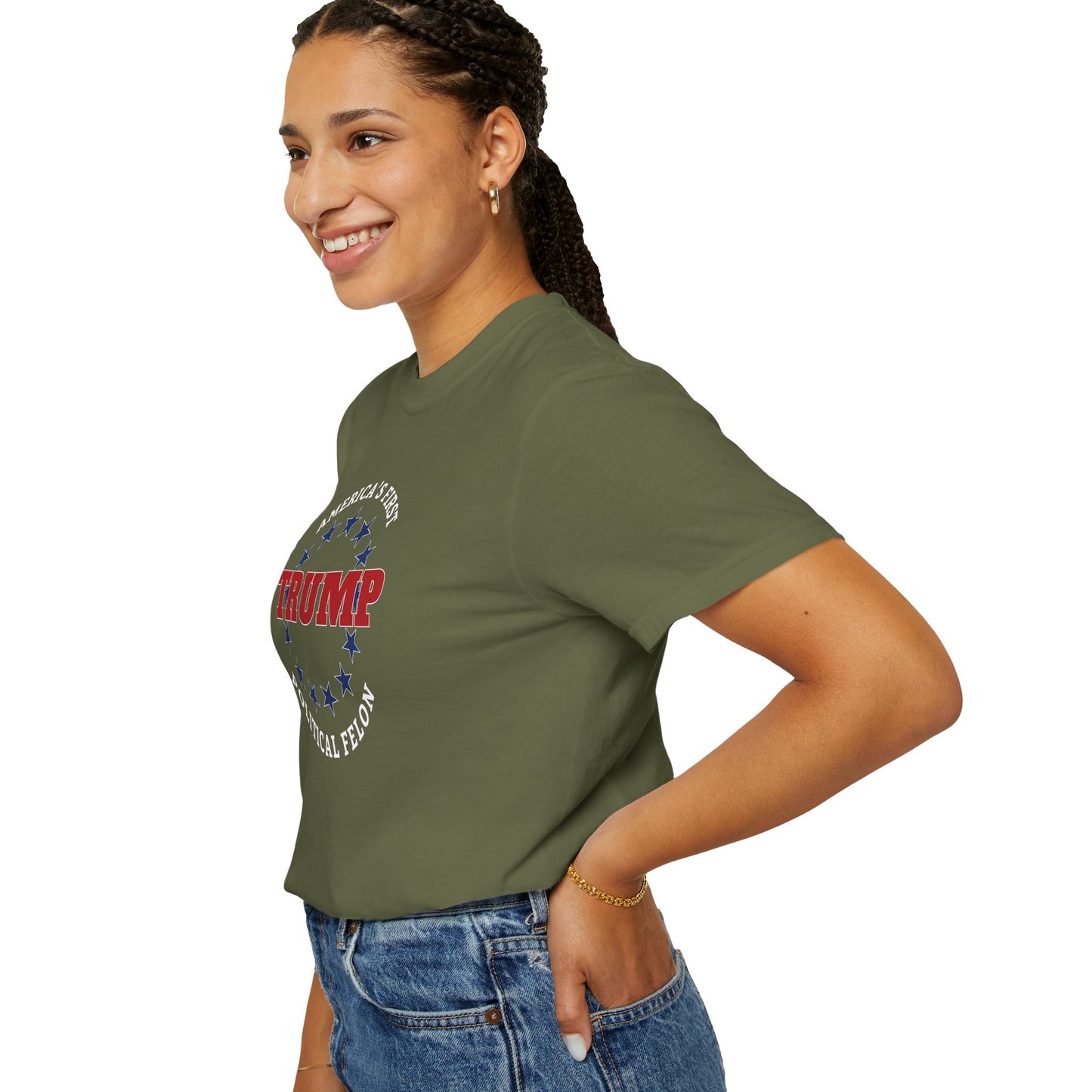 "Trump - America's First Political Felon", Unisex T-shirt