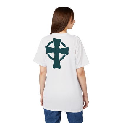 "Retro Jesus", Unisex T-shirt (Foamy Milk White)