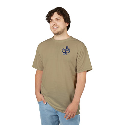 "USN Anchor", Unisex T-shirt (Service Khaki)