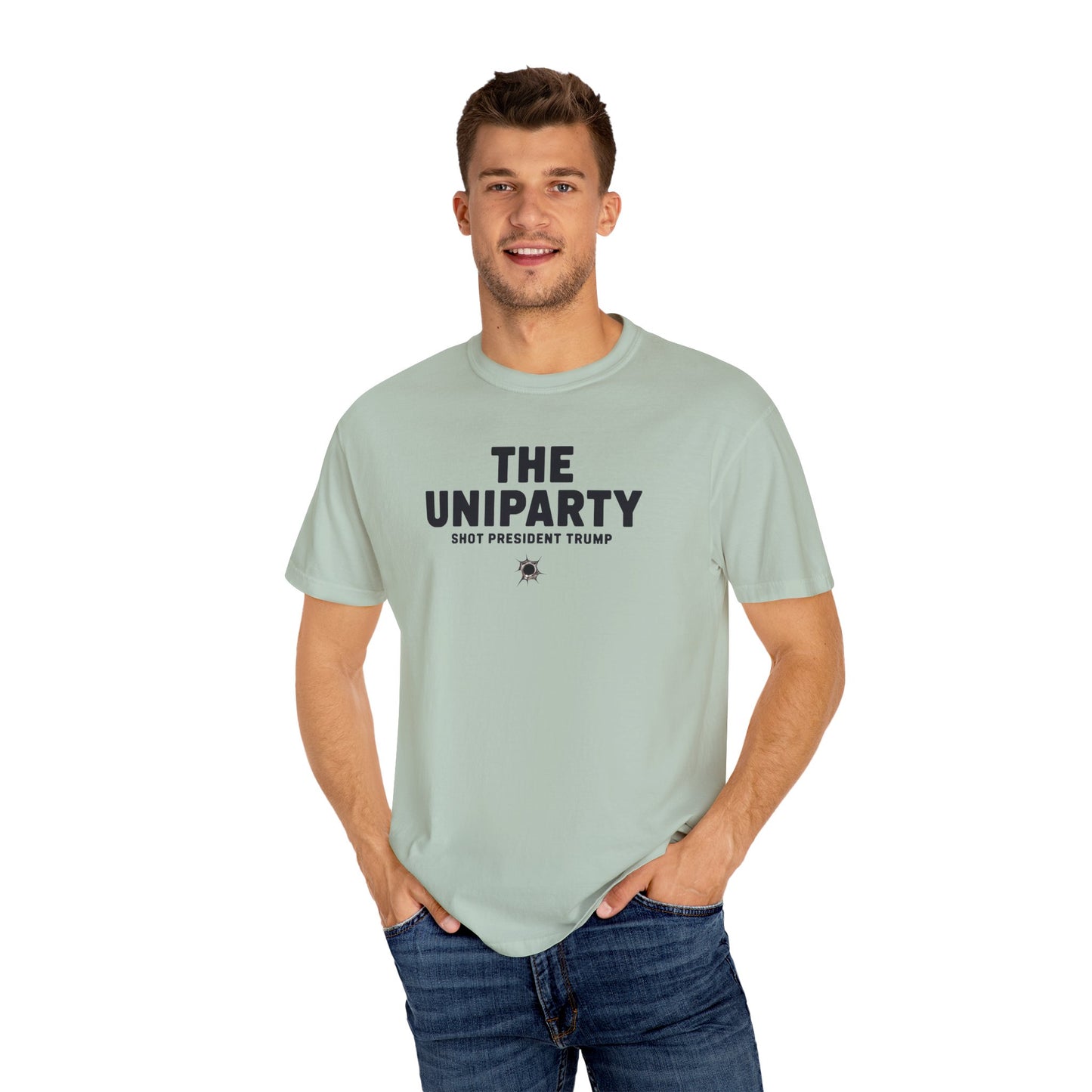 "The Uniparty Shot President Trump" #02, Unisex T-shirt