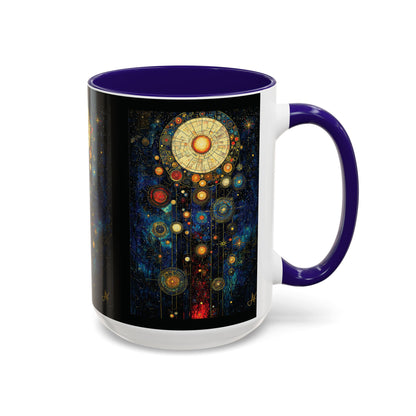 "Ancient Connection to God", Colorful Mugs (11oz, 15oz)