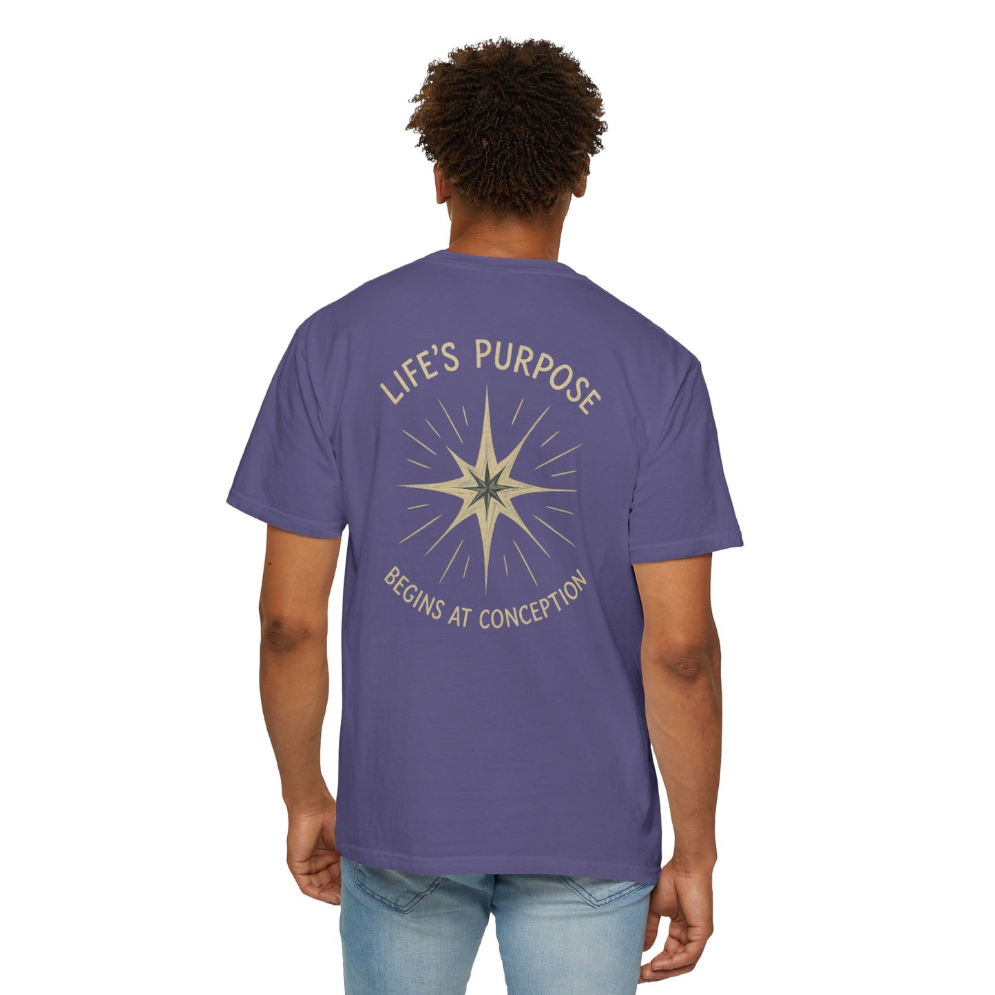 "Life's Purpose Begins at Conception #02", Unisex T-shirt
